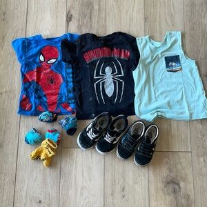 Lot of boys Size 4T and 10 shoes